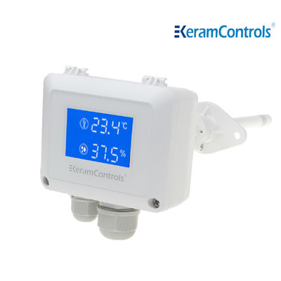 Grande transmissor da temperatura e da umidade da exposição de diodo emissor de luz para a medida da temperatura e da umidade