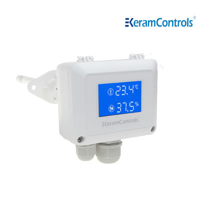 Grande transmissor da temperatura e da umidade da exposição de diodo emissor de luz para a medida da temperatura e da umidade