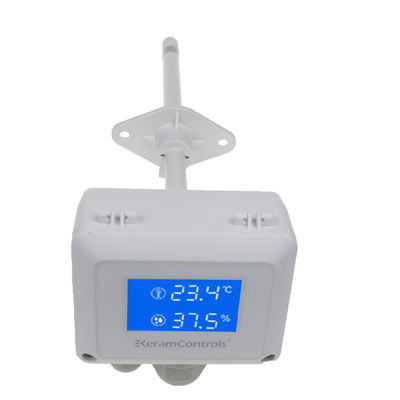 Sensor da umidade e de temperatura para ambientes críticos dos hospitais das salas de limpeza