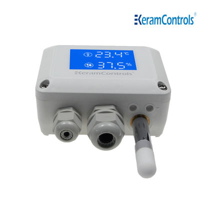 Transmissor 16-30V da umidade da temperatura da exposição de diodo emissor de luz