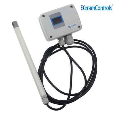 Tipo de cabo saída IP65 do transmissor 0-10V da velocidade de ar