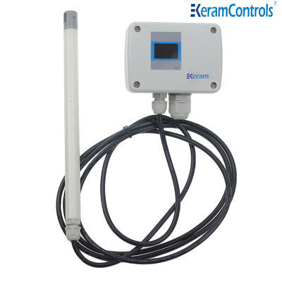 Transmissor IP65 16-24V da velocidade de ar do cabo 0-10V