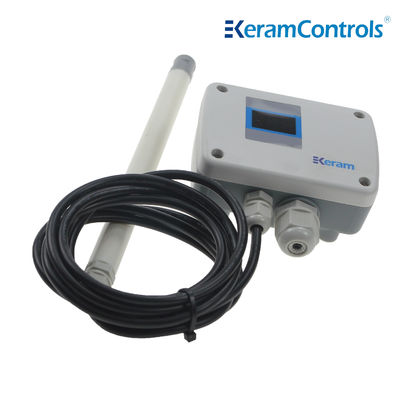 Alta temperatura do transmissor da velocidade do ar RS485 do ABS IP65 resistente