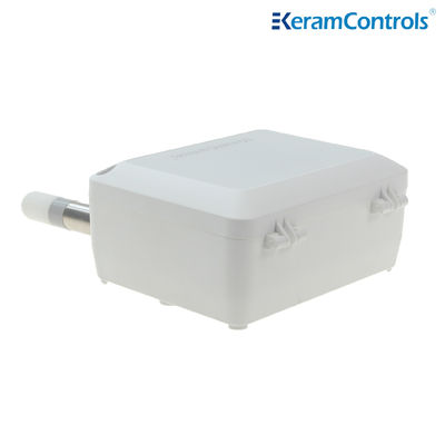 Transmissor fixado na parede da temperatura e da umidade para o quarto desinfetado