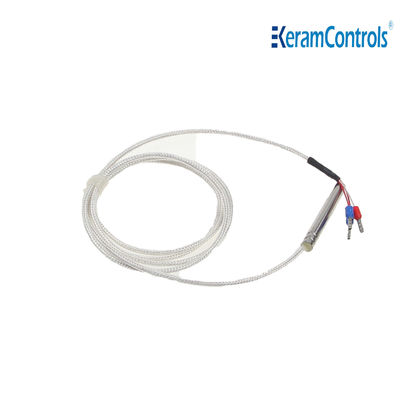 Fio do sensor de temperatura 3 do silicone PT1000 PT100
