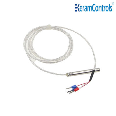 Fio do sensor de temperatura 3 do silicone PT1000 PT100
