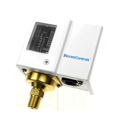 Conexão elétrica DIN 43650A Interruptores de pressão ajustáveis com agulhas de cobre e arranjo de contato SPDT