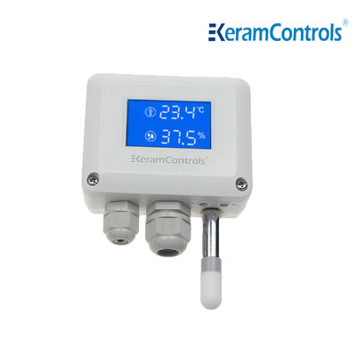 Grande transmissor da temperatura e da umidade da exposição de diodo emissor de luz para a medida da temperatura e da umidade
