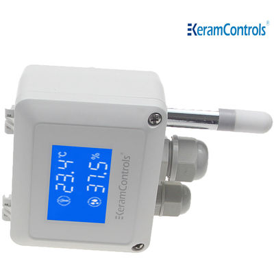 Sensor da umidade e de temperatura para ambientes críticos dos hospitais das salas de limpeza