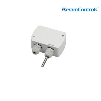 Sensor de temperatura fixado na parede para o líquido e o ar
