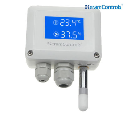 Transmissor 16-30V da umidade da temperatura da exposição de diodo emissor de luz