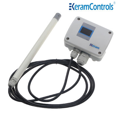 Transmissor IP65 16-24V da velocidade de ar do cabo 0-10V