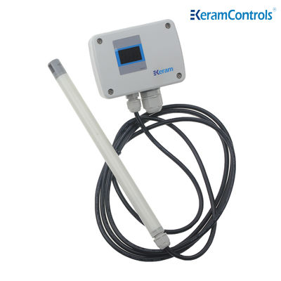 Alta temperatura do transmissor da velocidade do ar RS485 do ABS IP65 resistente