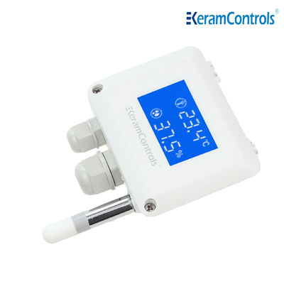 Transmissor da umidade da temperatura do fio KTH500 3 para a estufa