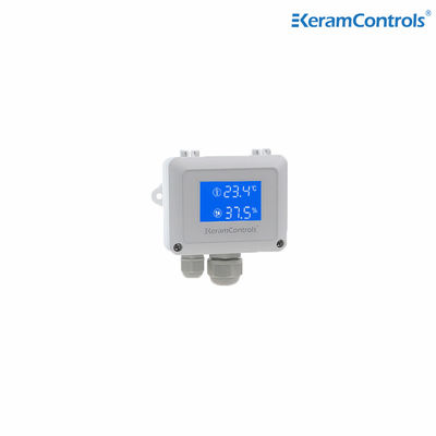 Sensor de temperatura e umidade do ambiente com retrovisor LCD iluminado